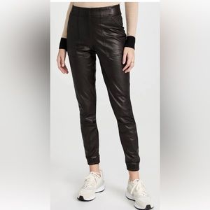 Spank Leather Like Joggers Size Medium